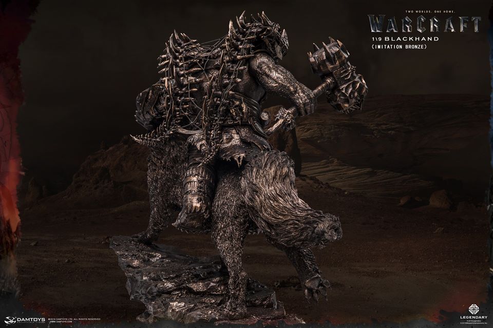[สั่งจอง]DAMTOYS DMLW014/DMLW015 EPIC SERIES WARCRAFT - BLACKHAND RIDING WOLF STANDARD VER. /IMITATION BRONZE