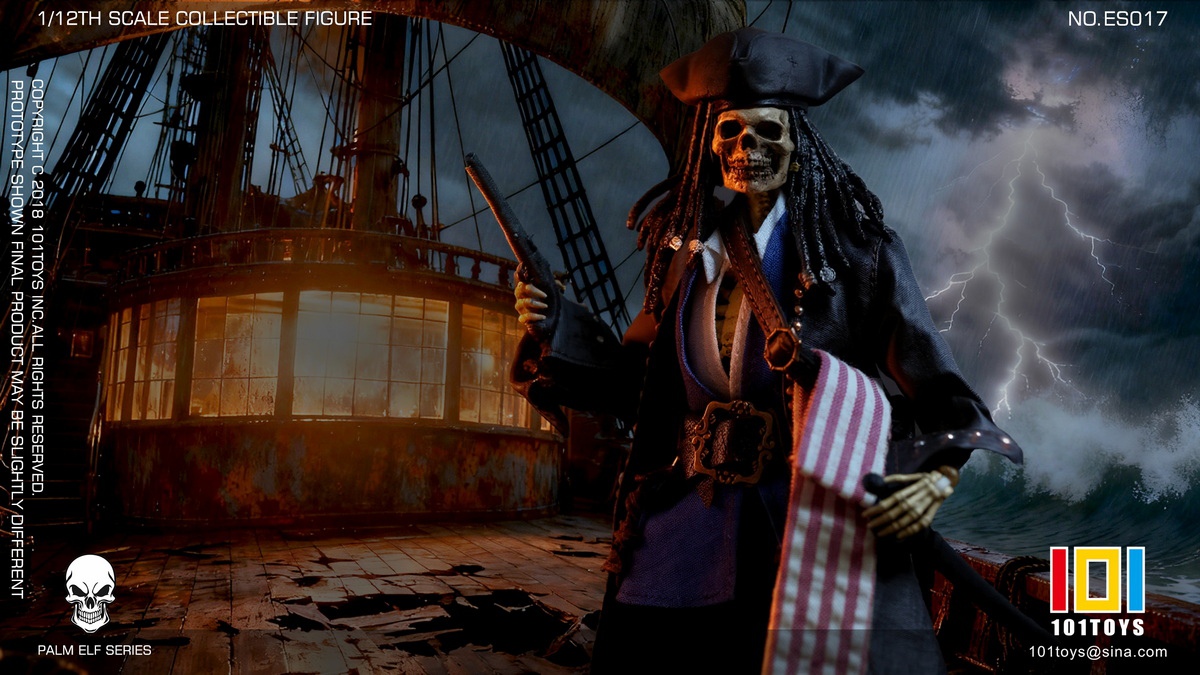 [สั่งจอง]101TOYS 1/12 : PALM ELF SERIES - Skeleton Pirate
