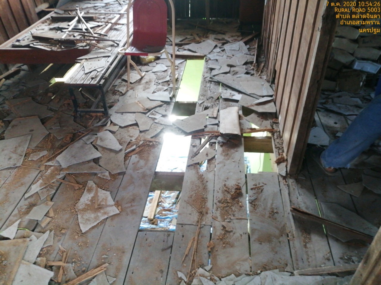 ปรับปรุงบ้านพักครูโรงเรียนปรีดาราม (สามพราน)