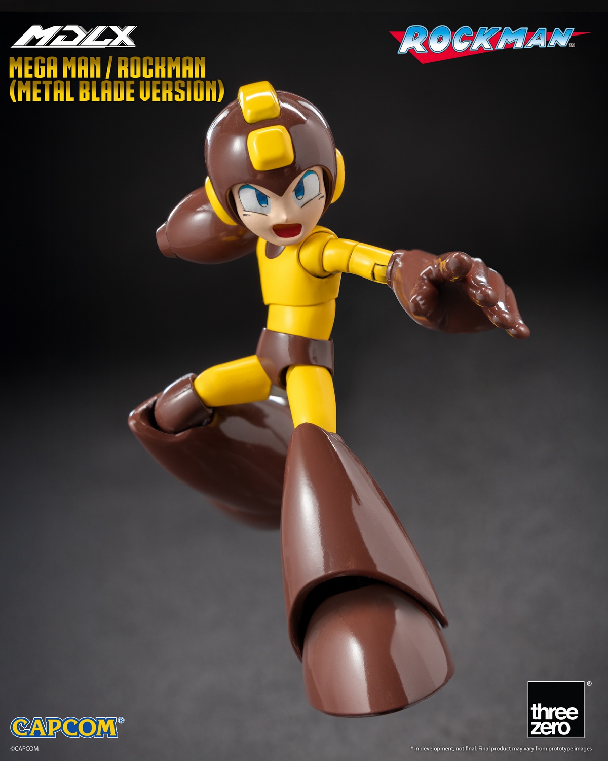[พร้อมส่ง] Threezero 3Z05750A0 4" : MDLX - Mega Man / Rockman (Metal Blade Version)