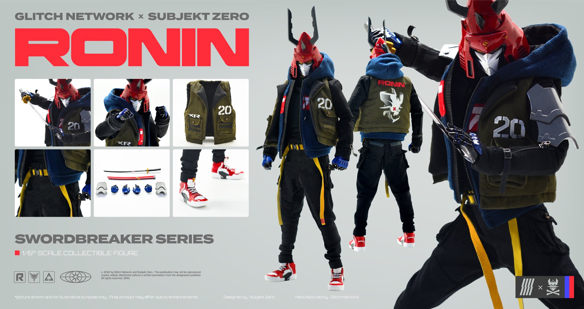 [สั่งจอง]Glitch x Subjekt Zero 1/6 scale : Swordbreaker Ronin