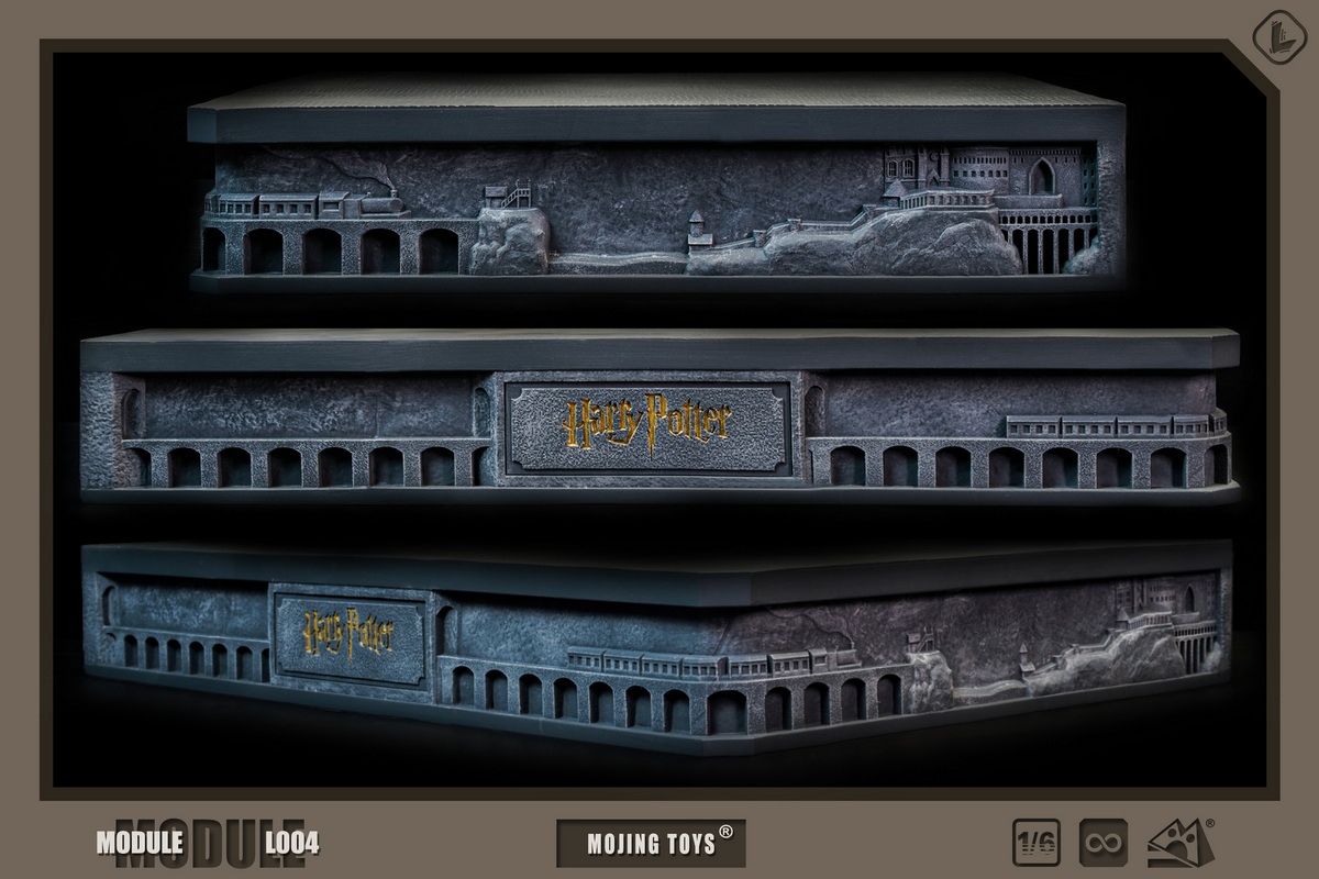 [สั่งจอง]mOjingToys Module series L004 1/6 : Harry Potter Platform Nine and Three-Quarters DIORAMA BASE]