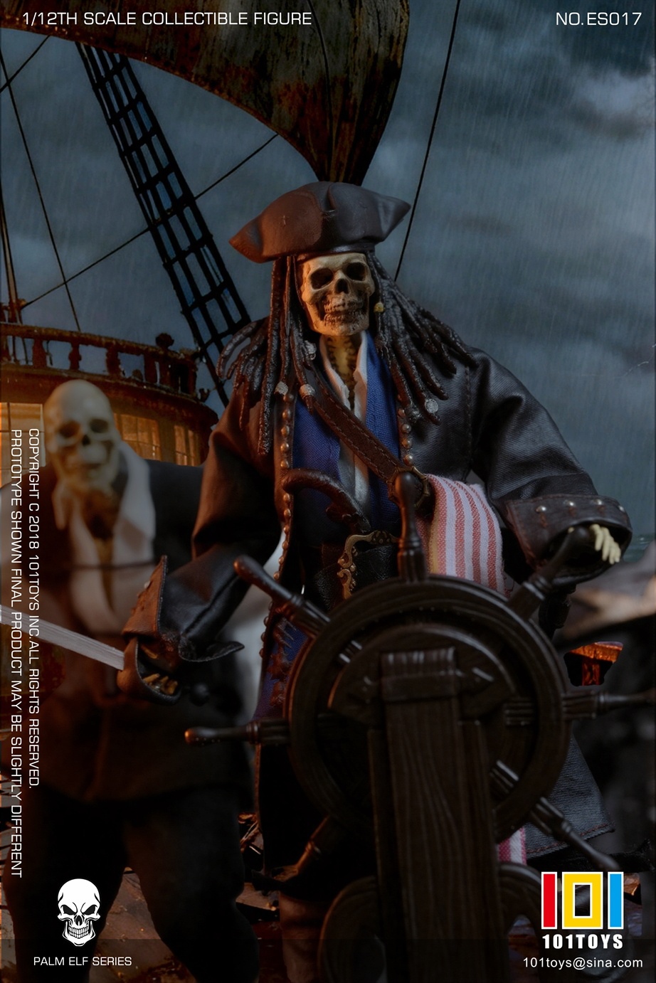 [สั่งจอง]101TOYS 1/12 : PALM ELF SERIES - Skeleton Pirate