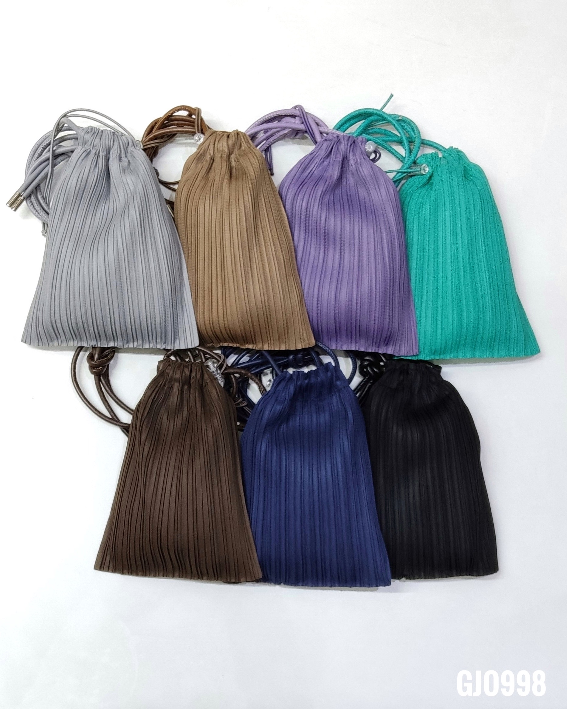 2MUAY รุ่น GJO998 กระเป๋าอัดพลีท PETITE PLEATED BAG 7 สี FREE SIZE