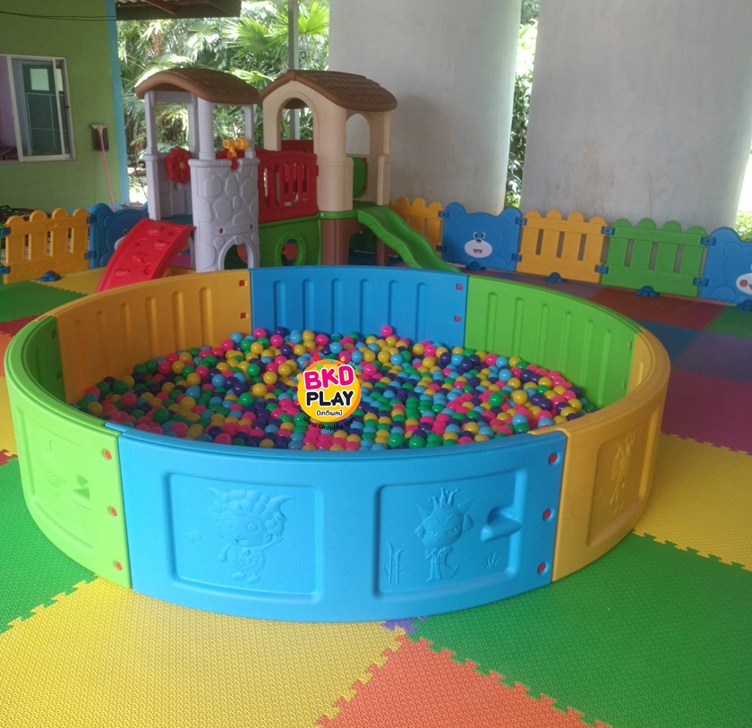 รั้วกั้นพลาสติกหน้าตุ๊กตาหมี ,กั้นห้องพื้นที่,คอกเด็ก พร้อมส่ง คิดค่าส่งตามจริง