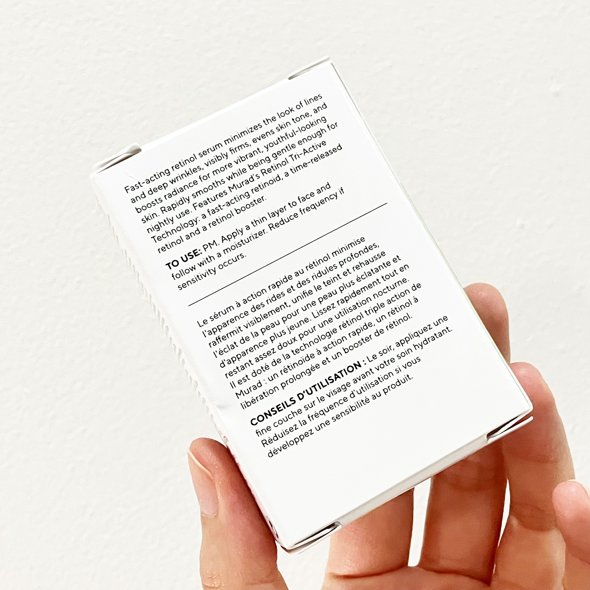 Murad Retinol Youth Renewal Serum 5ml เซรั่มที่ออกแบบมาเพื่อช่วยลดเลือนริ้วรอย ปรับผิวให้เรียบเนียน