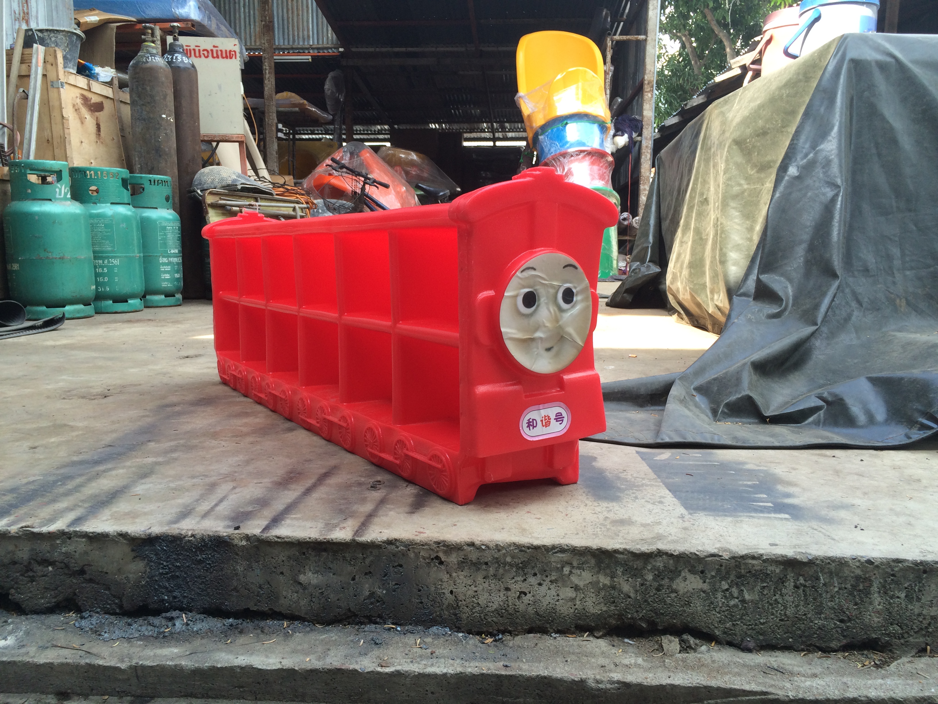 ชั้นวางรถไฟโทมัส 12 ช่อง,ชั้นวางรองเท้าเด็ก , เฟอร์นิเจอร์เด็ก, พร้อมส่ง