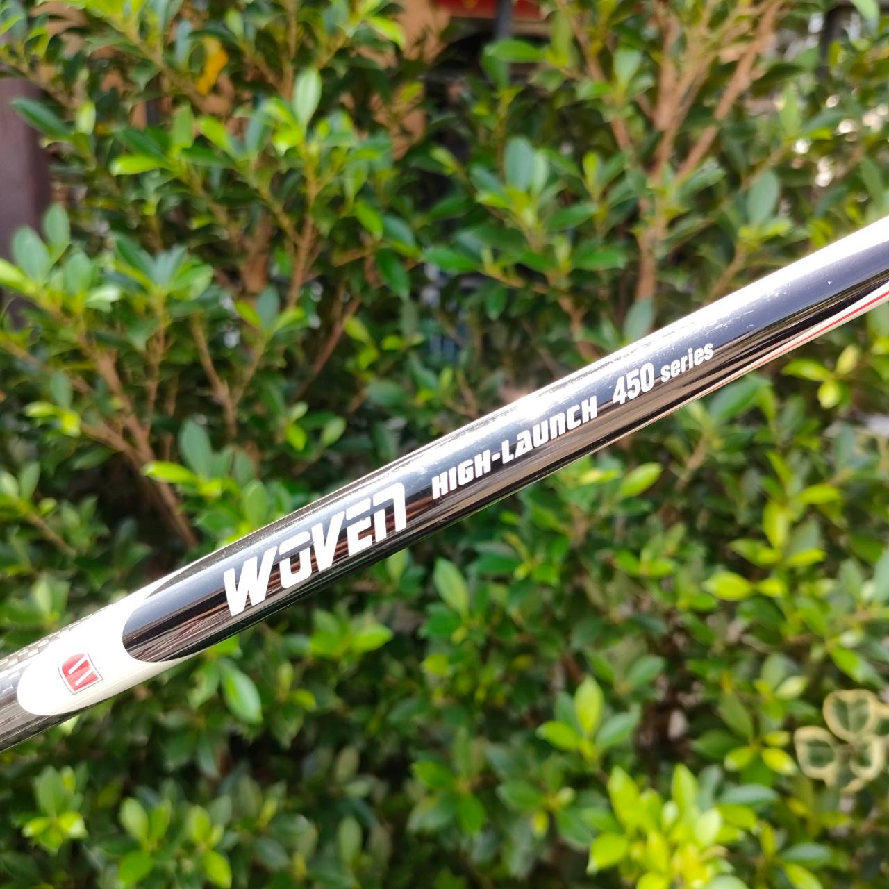 ก้าน WOVEN HIGH-LAUNCH 450 SERIES FLEX S ก้านเคฟล่าแท้ๆ MADE IN JAPAN ตอนออกมาใหม่ๆ ก้านนี้ราคาสูงจัดครับ ใส่ Driver หรือ ตัดใส่ FW ได้ครับ มาพร้อมกริพ MODENA ผ้าใบครับ