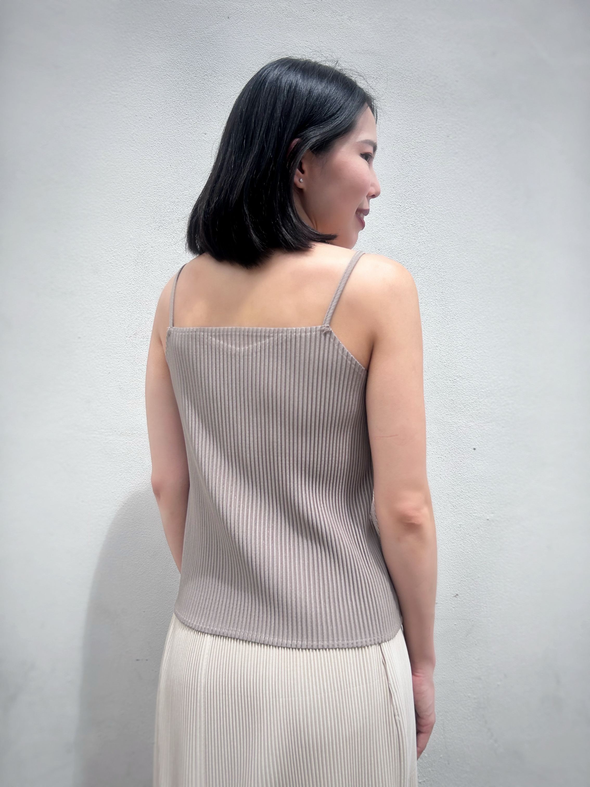 ปรับราคาลง20%!! 2MUAY BASIC รุ่น GJO1290 เสื้อพลีทคุณภาพ THICK CAMISOLE PLEATED TOP 9 สี FREE SIZE