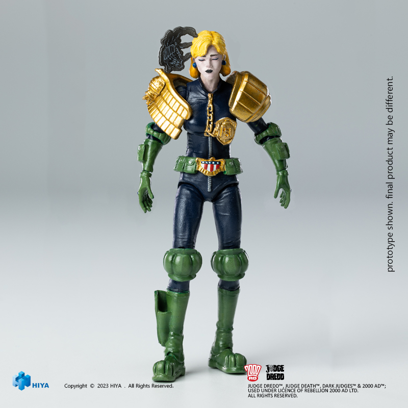 [สั่งจอง]Hiya toys 1/18 : EMJ0262 - JUDGE DREDD Hall of Heroes Judge Anderson (10cm)