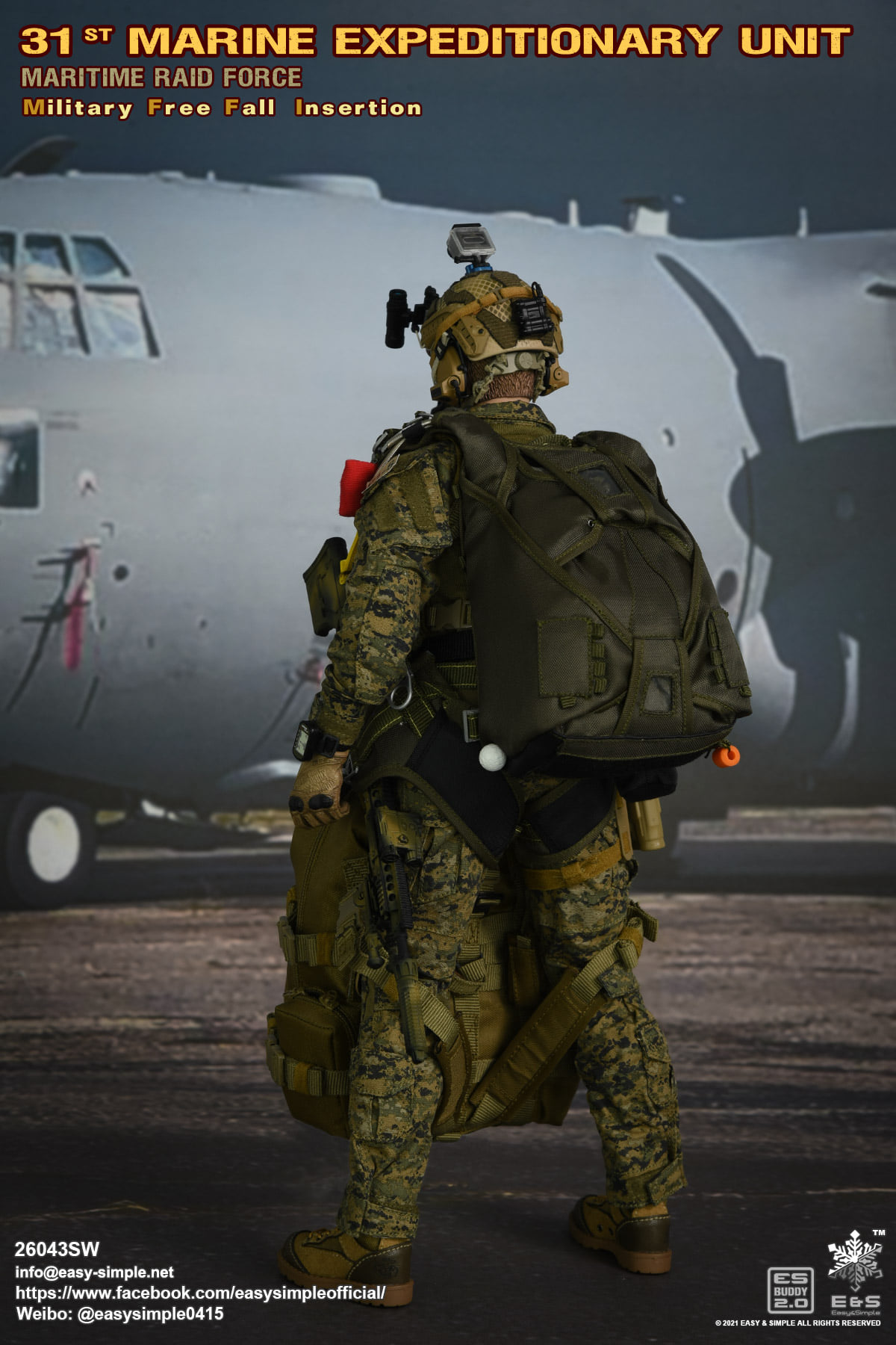 [สั่งจอง]Easy&Simple 26043S : 31ST MEU MRF Military Free Fall Insertion