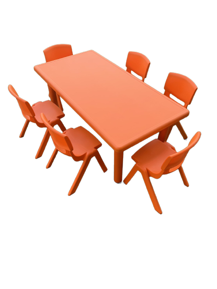 ชุดโต๊ะสี่เหลี่ยมผืนผ้าพร้อมเก้าอี้6ตัว ,โต๊ะนักเรียน ขาเหล็ก,ชุดโต๊ะพร้อมเก้าอี้, ปรับระดับได้พร้อมส่ง สำหรับเด็ก อนุบาล โรงเรียน เนอสเซอรี่ ศูนย์พัฒนาเด็กเล็ก