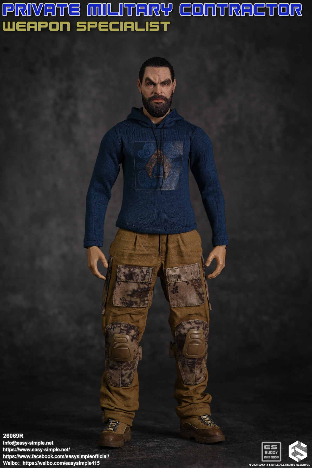 [สั่งจอง] Easy&Simple ES 26069R 1/6 : Private Military Contractor Weapon Specialist