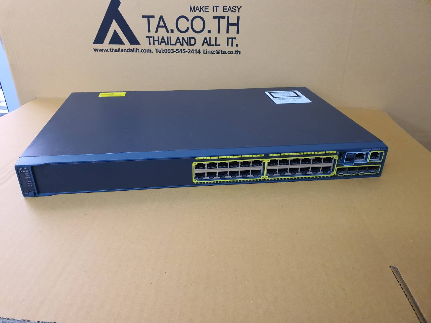 Cisco ws-c2960s-24ts-l Catalyst 2960s 24 GigE, 4 x SFP
