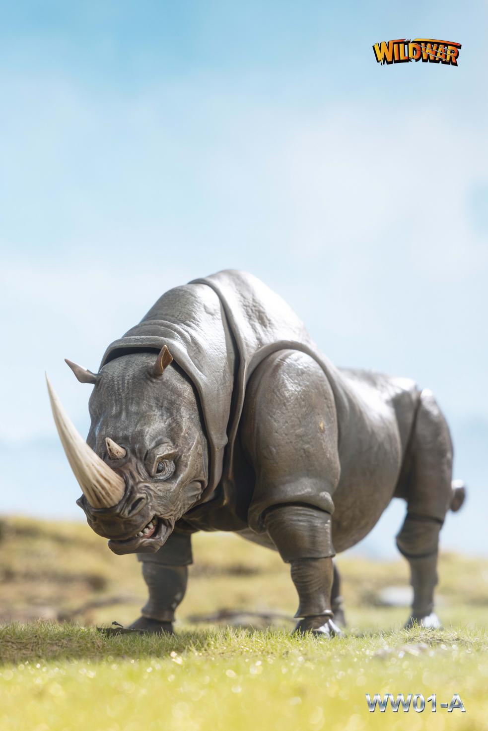 [สั่งจอง] Wild War WW-01 1/12 : giant horned rhinoceros