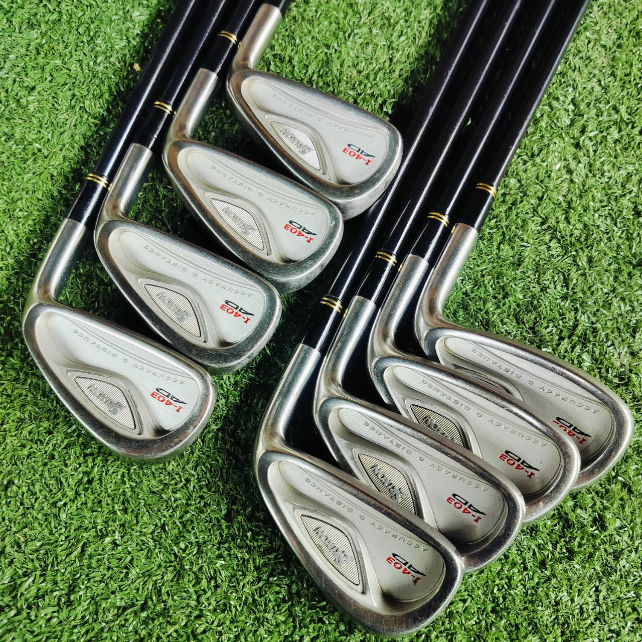 ชุดเหล็ก SRIXON i-403 AD ก้าน SV-3000 FLEX R มีเหล็ก 3 4 5 6 7 8 9 PW เป้นชุดเหล็กญี่ปุ่นที่ง่ายมากๆ ไม้กอล์ฟพรีเมี่ยมมือสอง ของแท้ By NakaraLuxurious