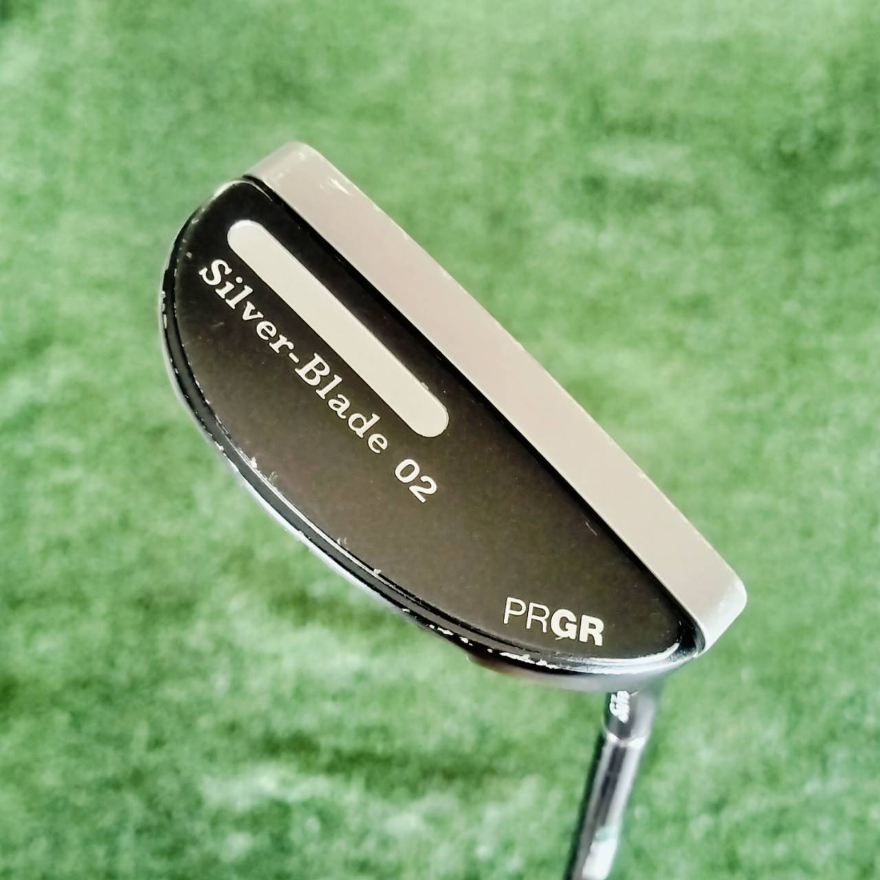 พัตเตอร์ PRGR Silver-Blade 02 (Mallet) ความยาว 34 นิ้ว COVER แท้เดิมสวยมาก วัสุดพรีเมี่ยมญี่ปุ่น พัตเตอร์ PRGR Silver-Blade 02 (Mallet) ความยาว 34 นิ้ว COVER แท้เดิมสวยมาก วัสุดพรีเมี่ยมญี่ปุ่น