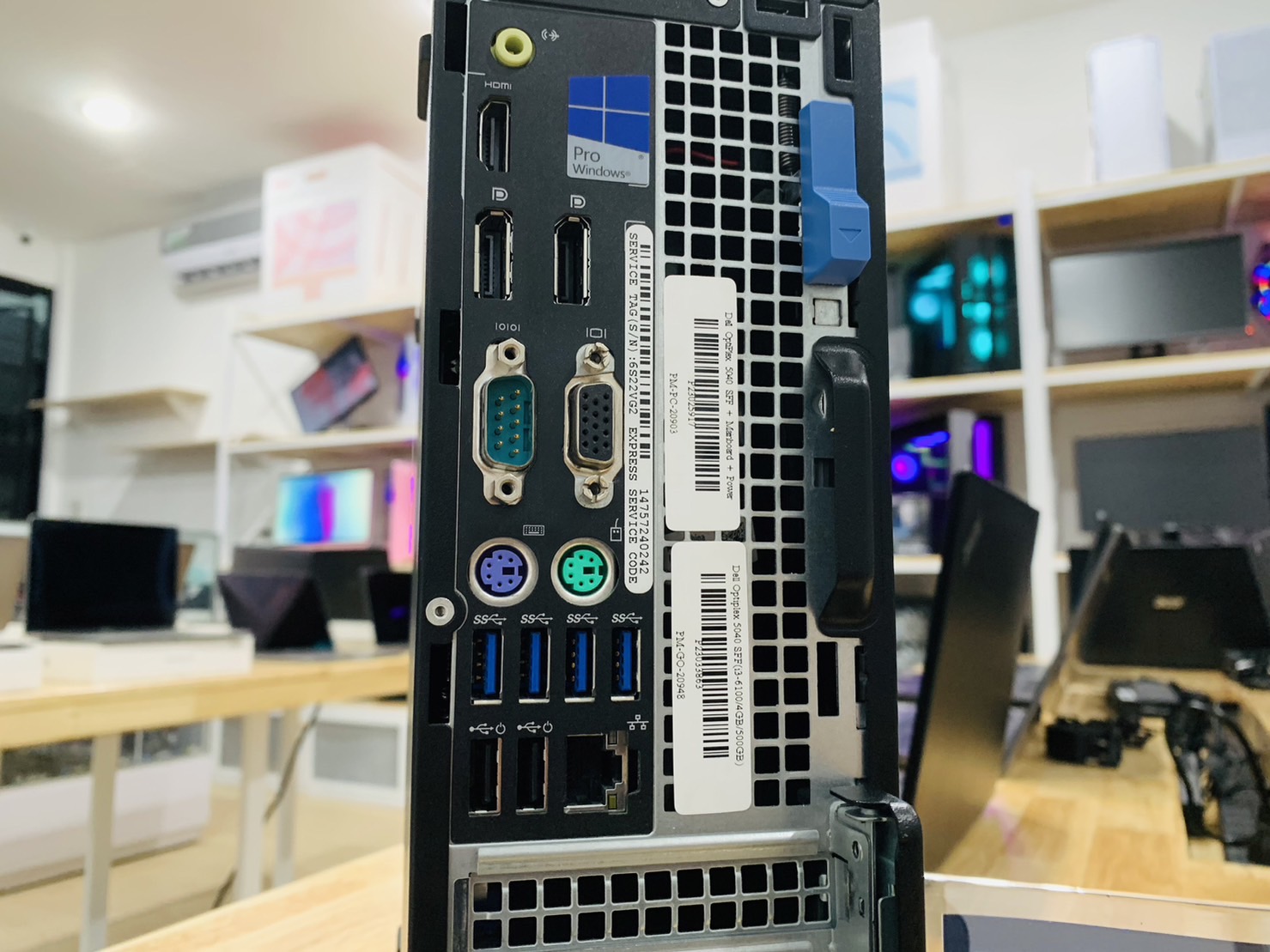 Dell Optiplex 5040 SFF คอม พิวเตอร์แบบตั้งโต๊ะ พร้อมใช้งาน i3-6100 Ram 4 GB HDD 500GB