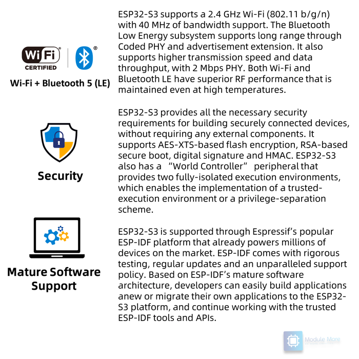 ESP32-S3 DevKitC-1 Dual Type-C USB ESP32-S3-WROOM-1-N16R8 Micropython ESP32S3