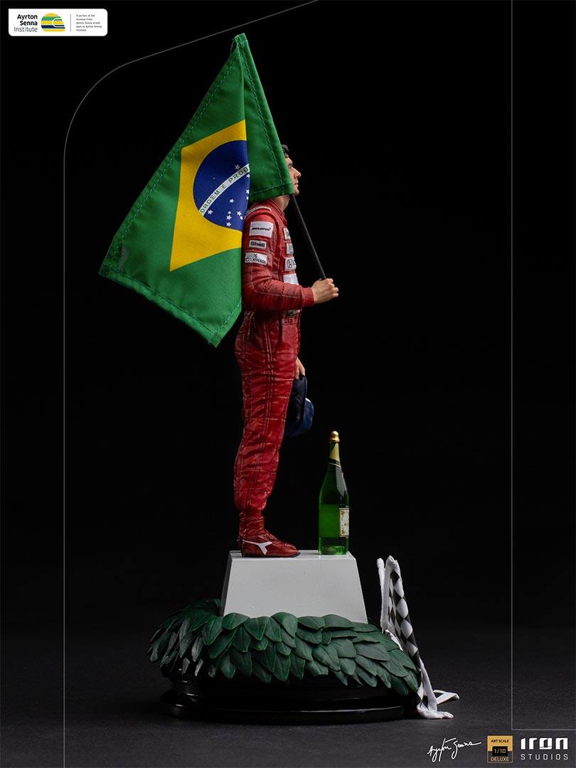 [สั่งจอง]Iron Studios ASENNA39420-10 Deluxe Art Scale 1/10 : Ayrton Senna – GP Brazil 1991
