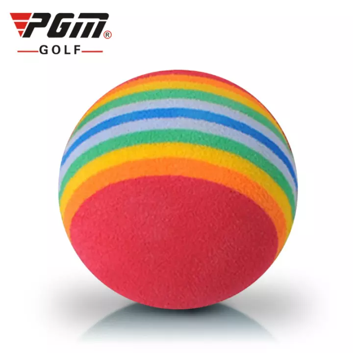 12 FOAM GOLF BALLS ลูกกอล์ฟโฟม สำหรับฝึกหัดตีกอล์ฟ PGM Q007 ( 1 แพค บรรจุ 12 ลูก )