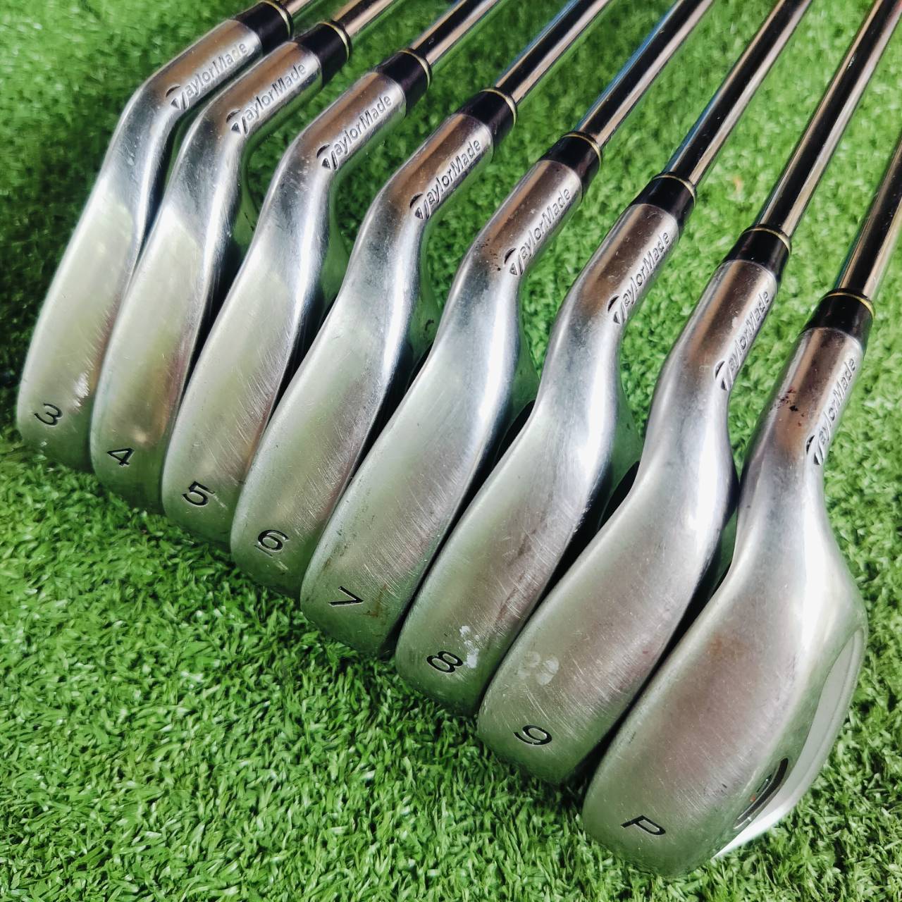 ชุดเหล็ก Taylormade RAC R5 รุ่นนี้ตีง่ายอย่างมาก ตีไกลกว่าปกติมาก นุ่ม แน่น แม่นยำ ก้านเหล็กเบาของ Taylormade FLEX R ไม้กอล์ฟพรีเมี่ยมมือสอง ของแท้ By NakaraLuxurious