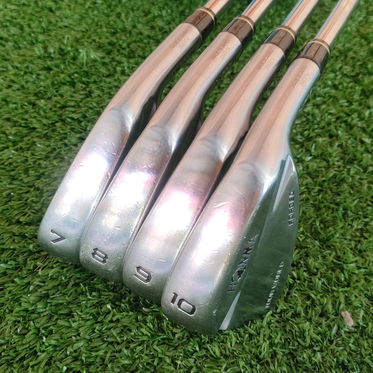 🏌️ ชุดเหล็ก HONMA TW727M TOUR WORLD FORGED มีเหล็ก 7,8,9,10 ก้าน N.S.PRO ZEIOS7 FLEX R สุดยอดวัสดุพรีเมี่ยม จาก JAPAN SAKATA ไม้กอล์ฟมือสอง ของแท้ BY NakaraLuxurious