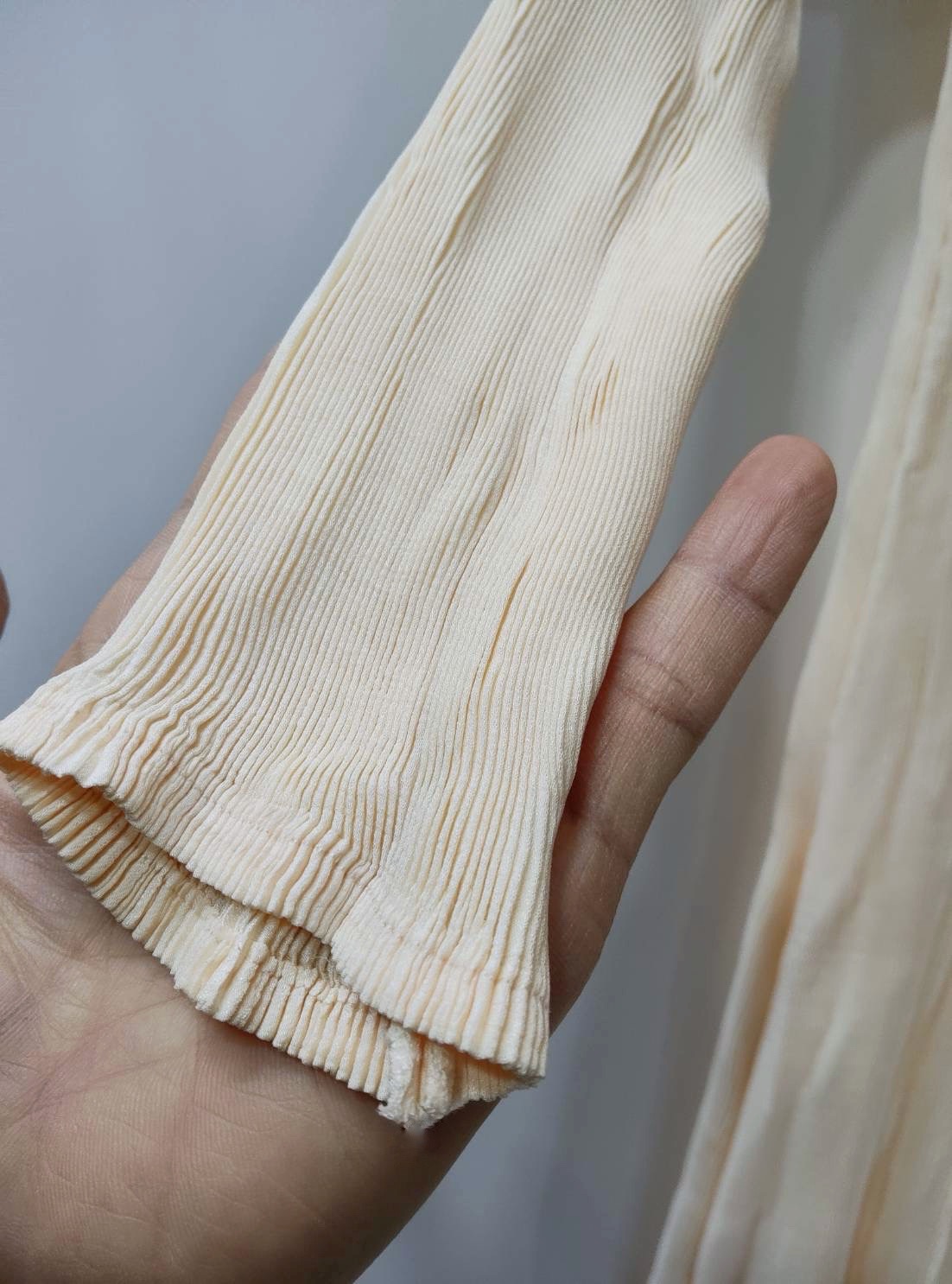 2MUAY รุ่น GA92140 เดรสอัดพลีท LONG SLEEVE CRINKLE PLEATED DRESS 6 สี FREE SIZE