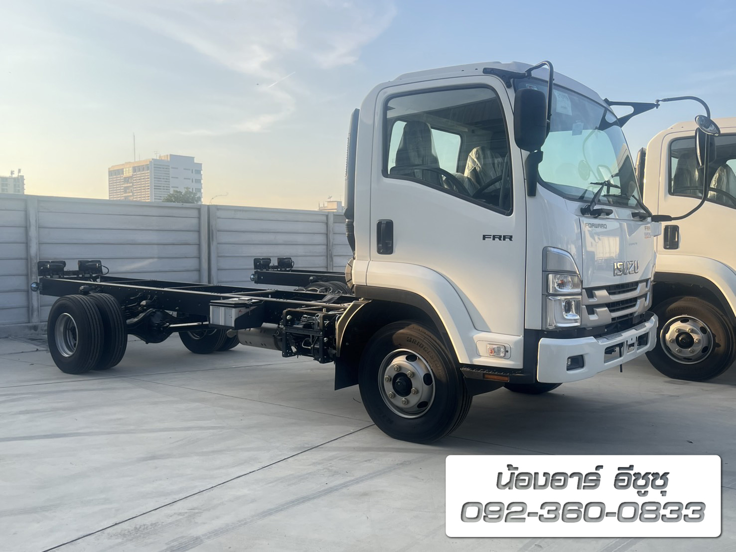 6 ล้อ ISUZU FRR Euro 5 Max หัวแซสซีส์