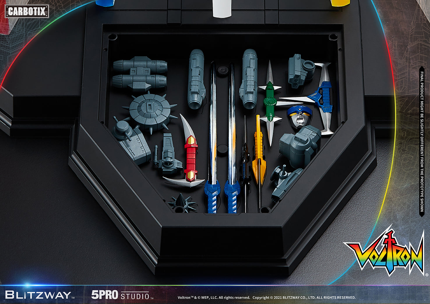 [สั่งจอง]5PRO STUDIO × BLITZWAY : CARBOTIX Series 5PRO-CA-10401 Voltron