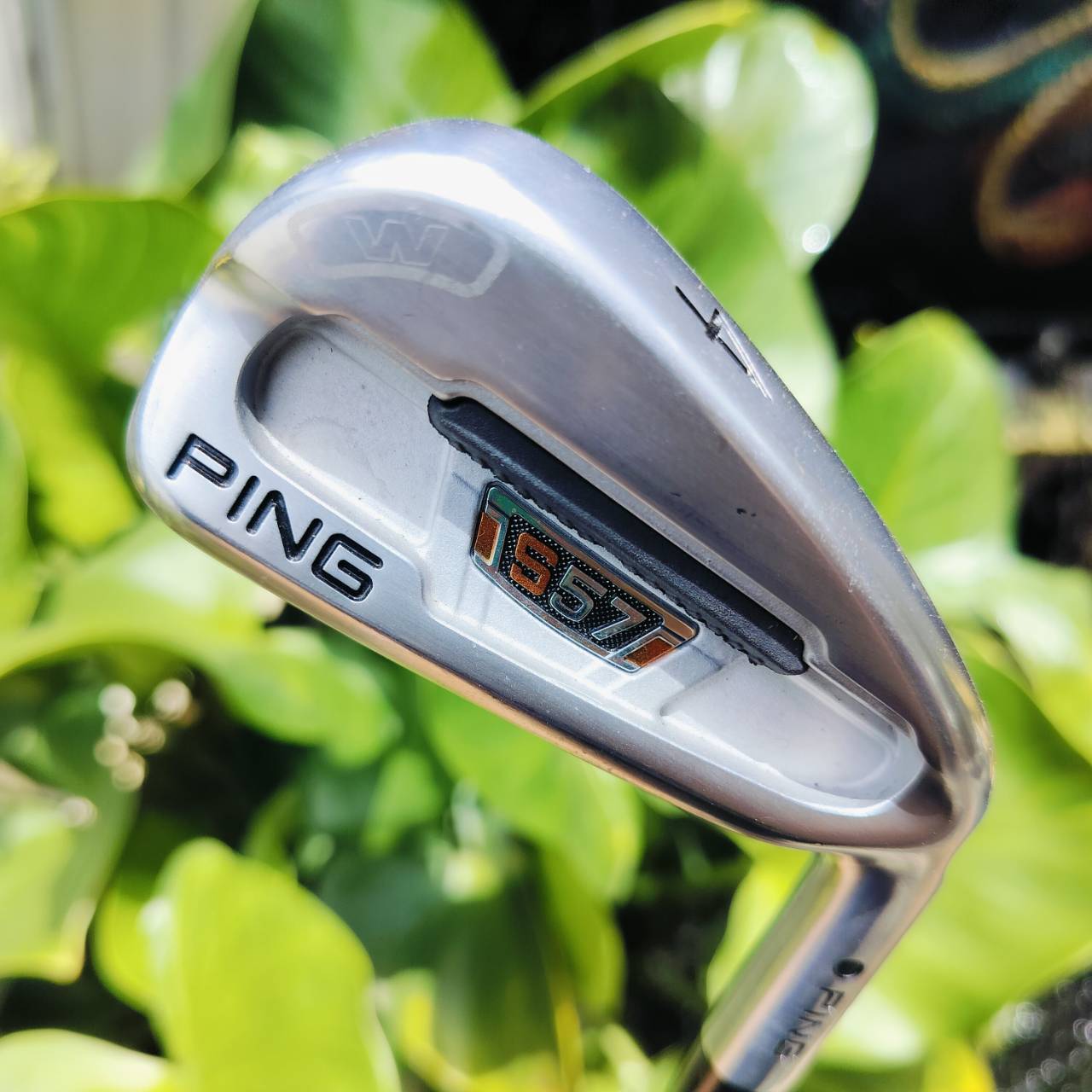 เหล็ก 4 PING S57 ก้าน KBS เป็นตัวแพงของ PING ค่ะ ใส่วัสดุทังสเตน วางน้ำหนักได้ดีมาก ไม้กอล์ฟพรีเมี่ยมญี่ปุ่นมือสอง By NakaraLuxurious