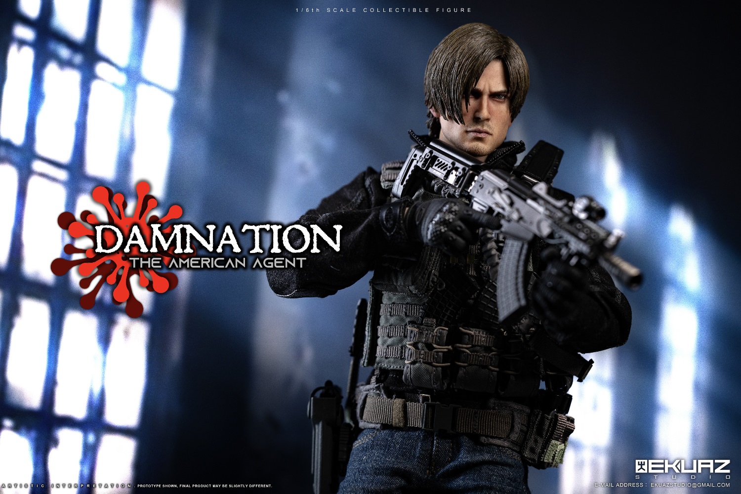 [สั่งจอง] EKUAZ STUDIO EKS09 1/6 : DAMNATION AMERICAN AGENT