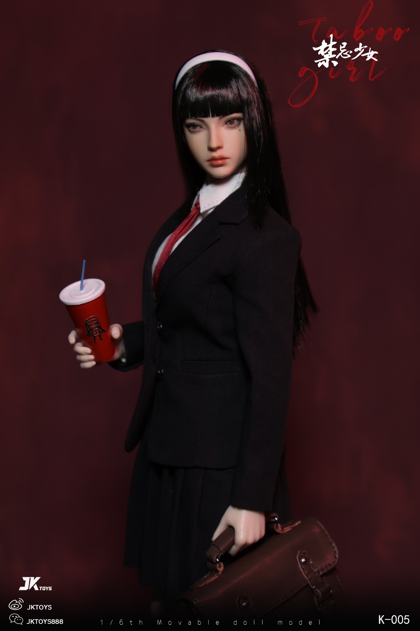 [พร้อมส่ง] JKTOYS K-005 1/6 : Taboo girl Tomie cosplay