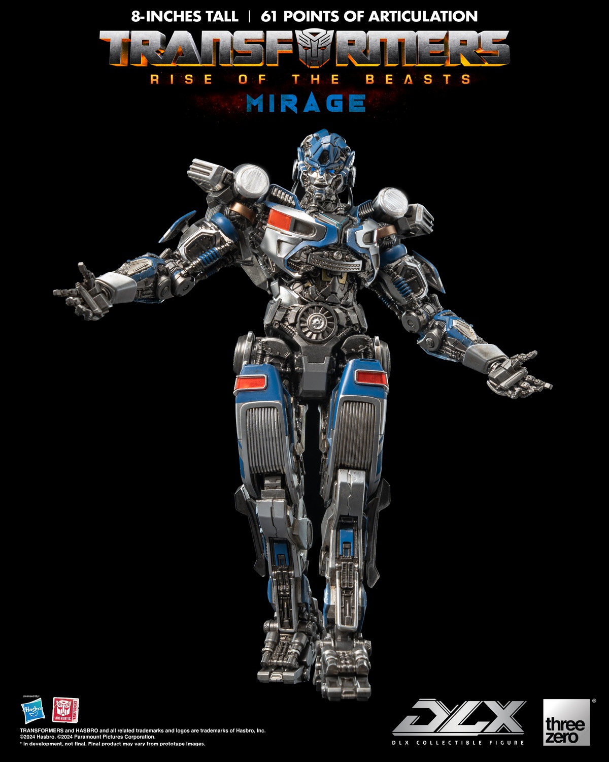 [สั่งจอง]Threezero 3Z05640W0 8" : Transformers Rise of the Beasts DLX - Mirage