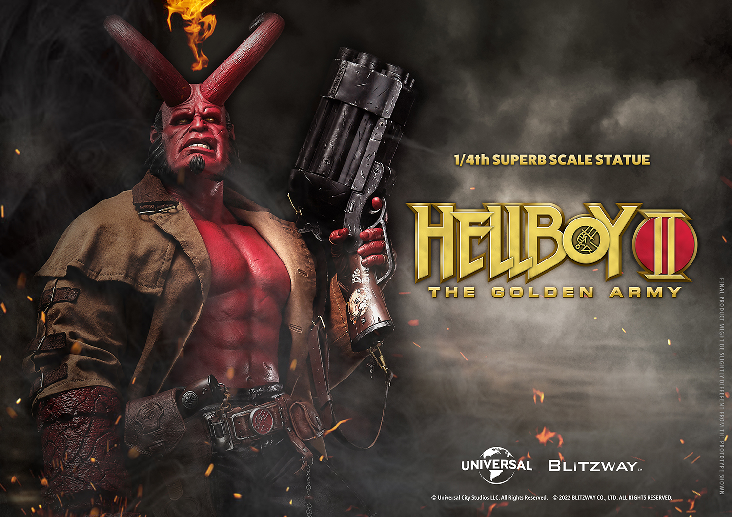 [สั่งจอง] Blitzway BW-SS-21301 1/4 : HELLBOY II - THE GOLDEN ARMY
