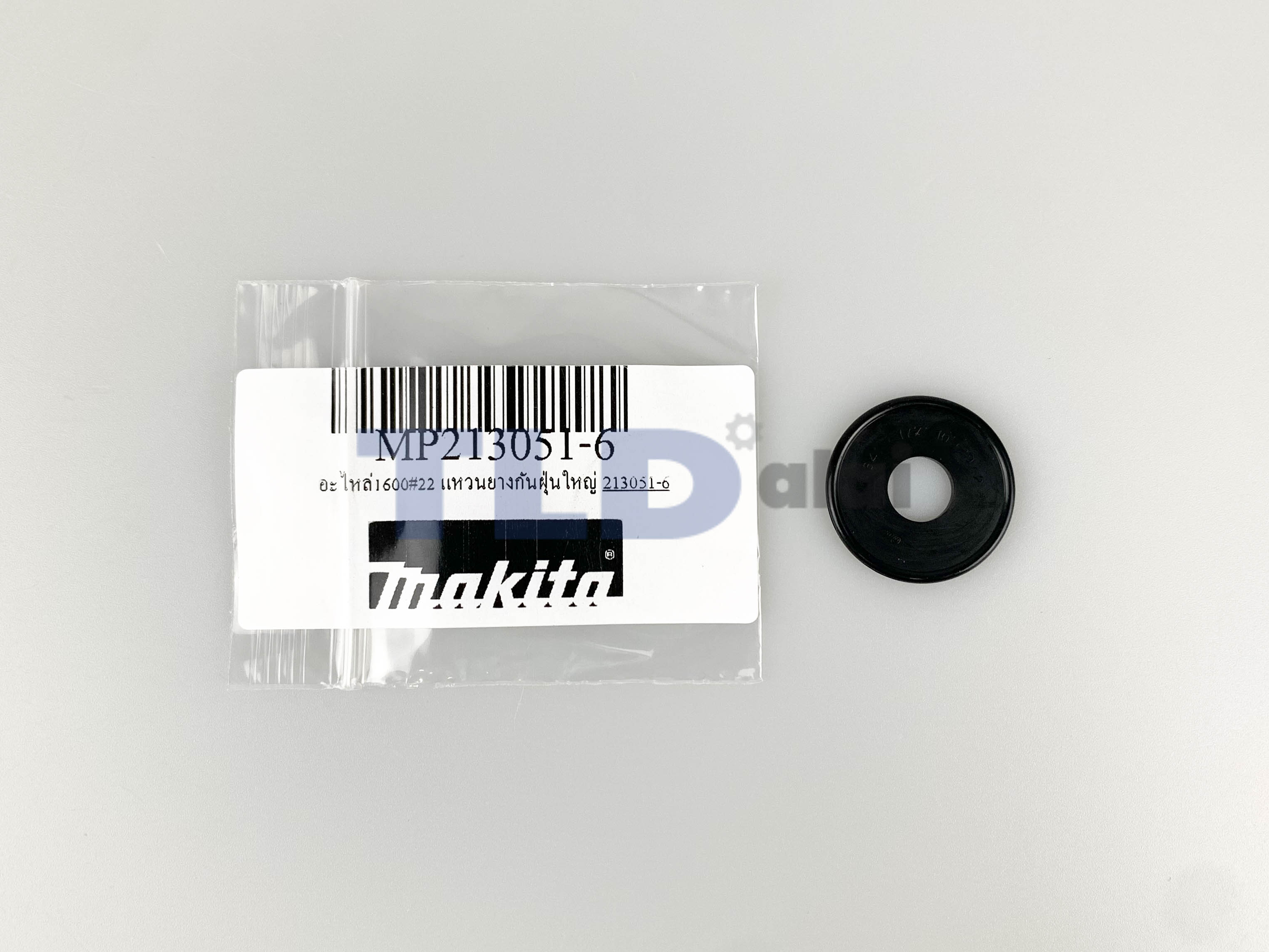 แหวนยางกันฝุ่นเพลากบ, แหวนยางรองลูกปืนทุ่น (แท้) (213051-6) ใช้ได้กับยี่ห้อ Makita มากีต้า รุ่น 1600 #22, 1804N #28, 1805N #47, HM1201, 3501N, 5103N, 5201N, 5401N, 2414 #36, 5402 #39 (213051-6) (อะไหล่แท้100%) แหวนยางกันฝุ่นใหญ่