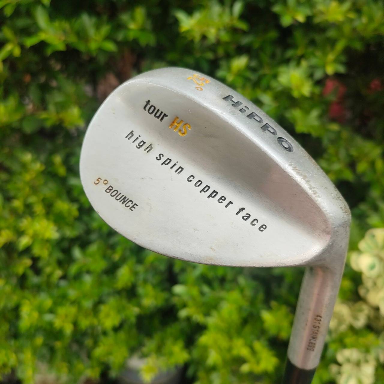 WEDGE HIPPO TOUR HS องศา 52 เบาท์ 5 ก้าน TRUE TEMPER WEDGE FLEX หน้า COPPER ทองแดง แบบสปินโหด!! ไม้กอล์ฟมือสอง ของแท้ BY NakaraLuxurious
