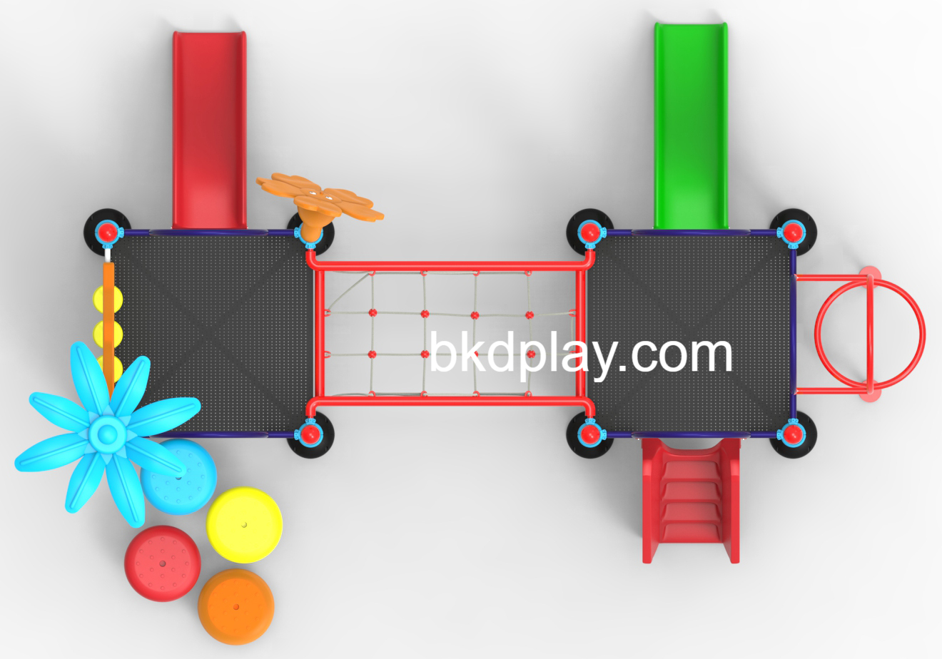 ชุดหอสะพานเชือกสไลด์ 70, เครื่องเล่นสนามกลางแจ้ง , เครื่องเล่นสนามแบบเหล็ก,ปีนป่าย,สไลเดอร์, OutdoorPlayground, ราคาโรงงาน สินค้าสั่งผลิต 10-20 วัน ขนาด 300x490x250 ซม.