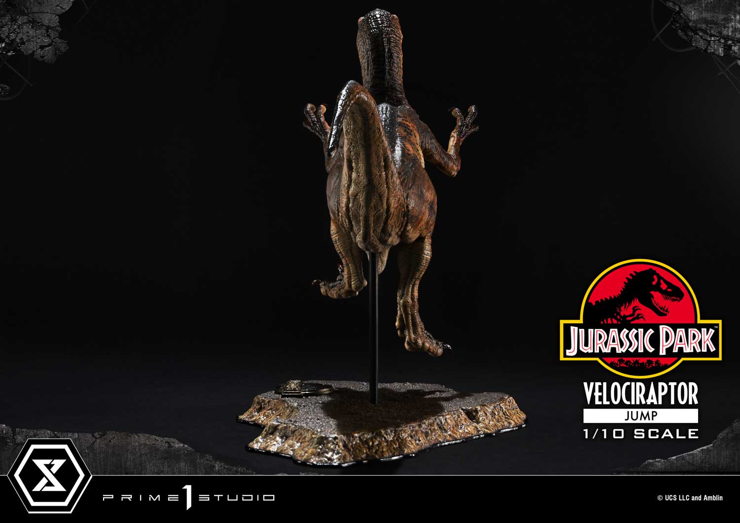 [สั่งจอง] Prime 1 Studio PCFJP-06 : Velociraptor Jump (Jurassic Park)
