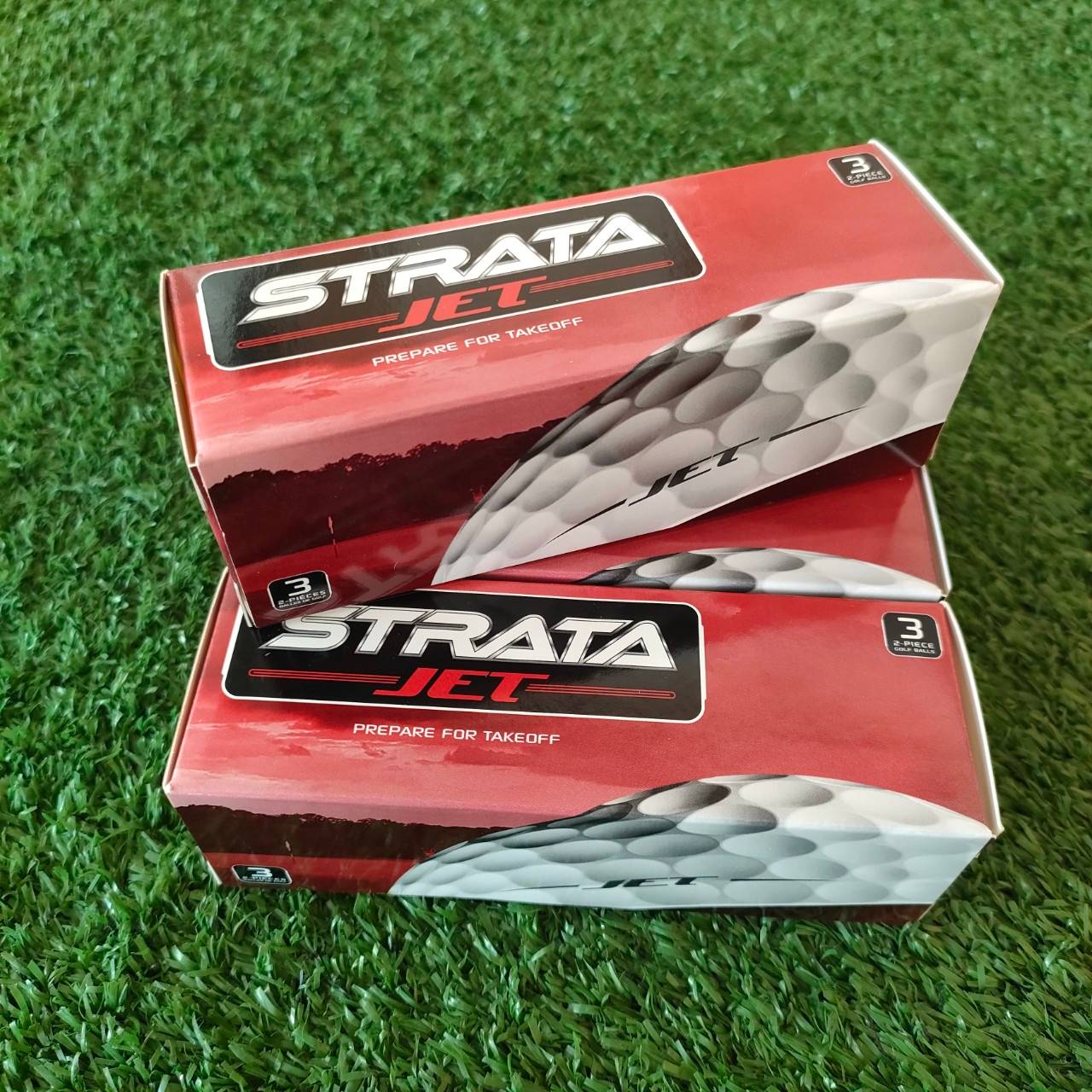 ลดล้างสต๊อก !!! ลูกกอล์ฟ STRATA JET ขายยกโหล 12 ลูก ลูกใหม่มือหนึ่ง ตีดีมาก