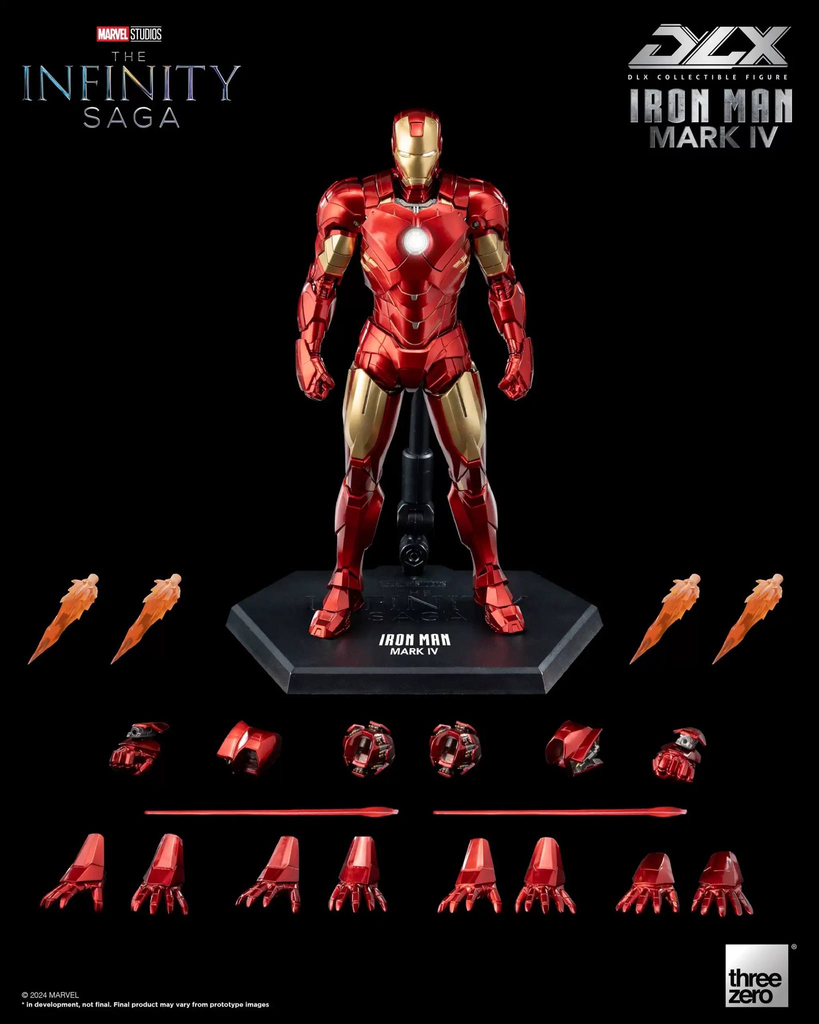 [พร้อมส่ง] Threezero 3Z05010C0 : DLX Iron Man Mark 4