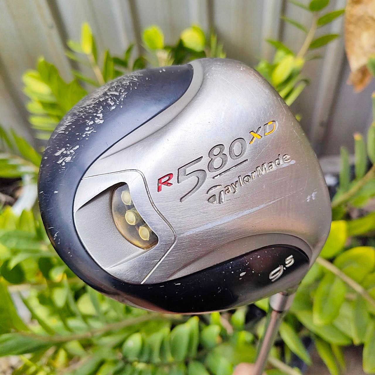 DRIVER TAYLORMADE R580 XD องศา 9.5 ก้าน M.A.S.2 FLEX R TIP FIRM 580 หัวใหญ่สุดในซีรี่ 455 CC. ตีง่าย ไม้กอล์ฟมือสอง ของแท้ BY NakaraLuxurious