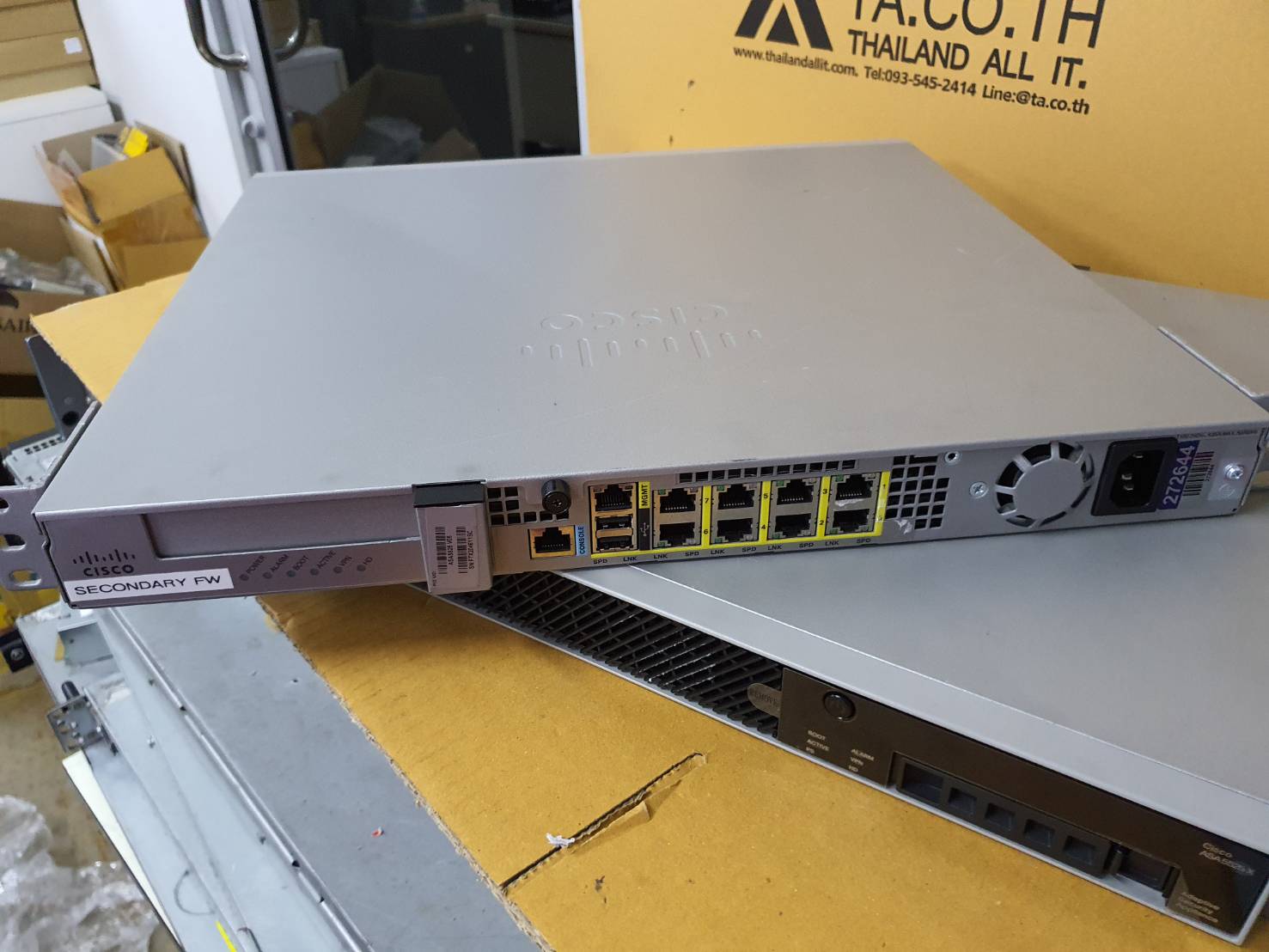 Cisco ASA 5525-X ASA5525 8-Port พร้อม ssd 128GB