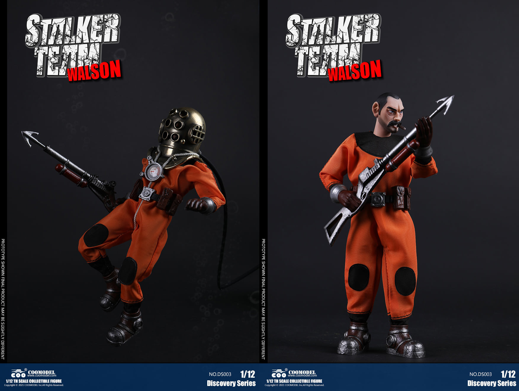 [สั่งจอง]COOMODEL 1/12 : DISCOVERY SERIES - STALKER TEAM (Bronze Edition/Color Edition)