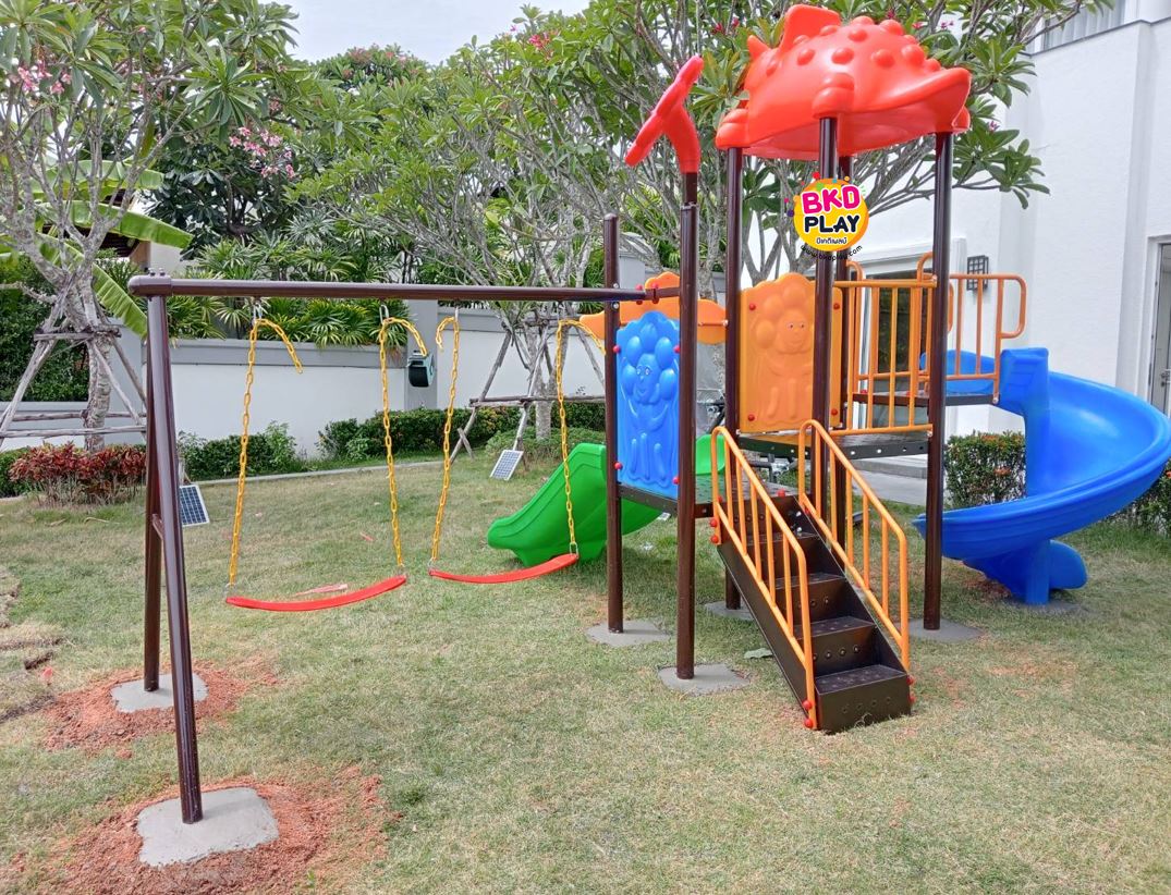 เครื่องเล่นสนามกลางแจ้ง เครื่องเล่นสนามในร่ม, เม่นน้อยกับเหล่าเพื่อนรัก ,สไลเดอร์, กระดานลื่น, ของเล่น,ครุภัณฑ์สนามเด็กเล่น, สพฐ,โครงการโรงเรียนประชารัฐ