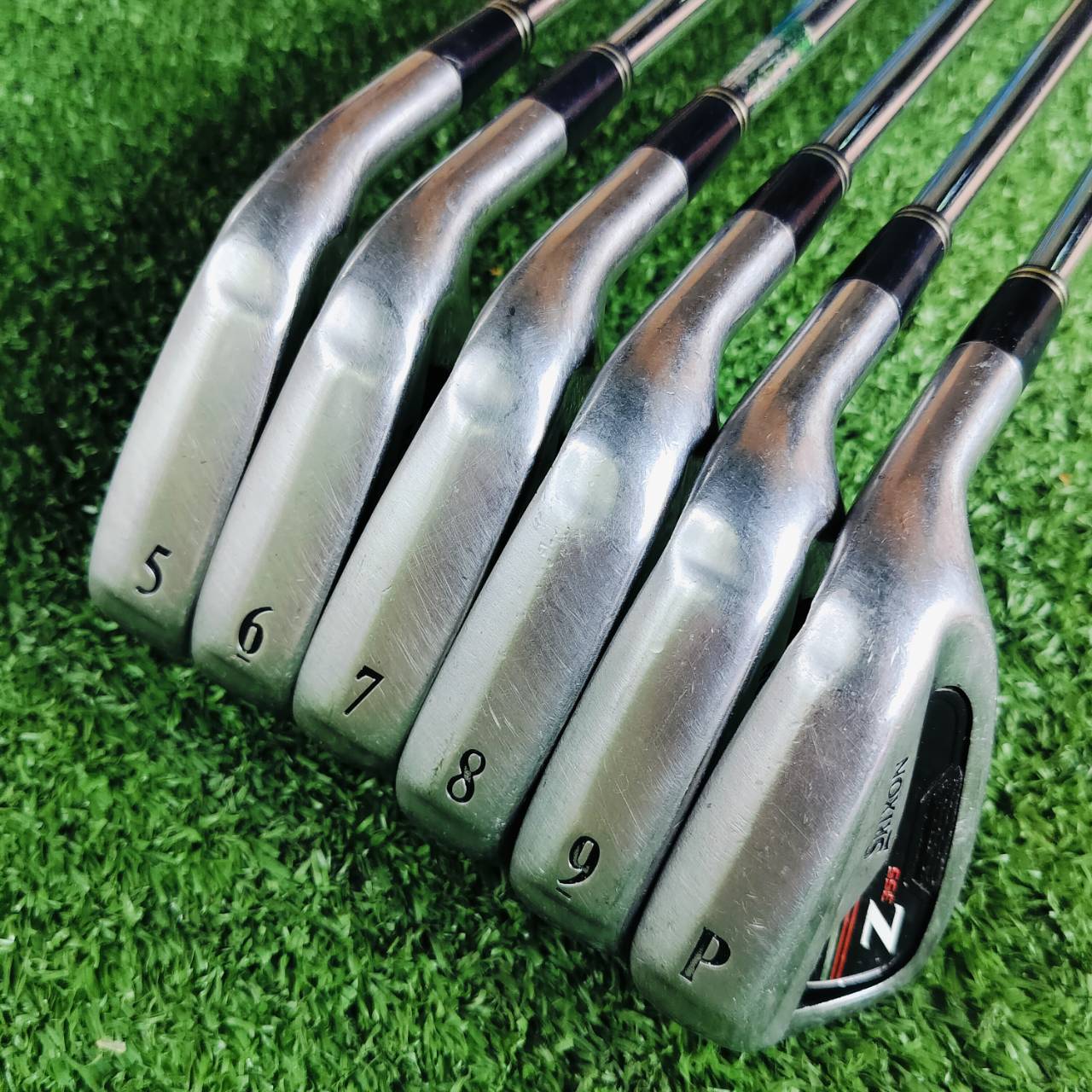 ชุดเหล็ก Srixon Z355 ก้าน NSPRO D.S.T. FLEX R ก้านดีมากๆ ญี่ปุ่นทั้งหัวและก้าน มีเหล็ก 5 6 7 8 9 P ไม้กอล์ฟพรีเมี่ยมมือสอง ของแท้ By NakaraLuxurious
