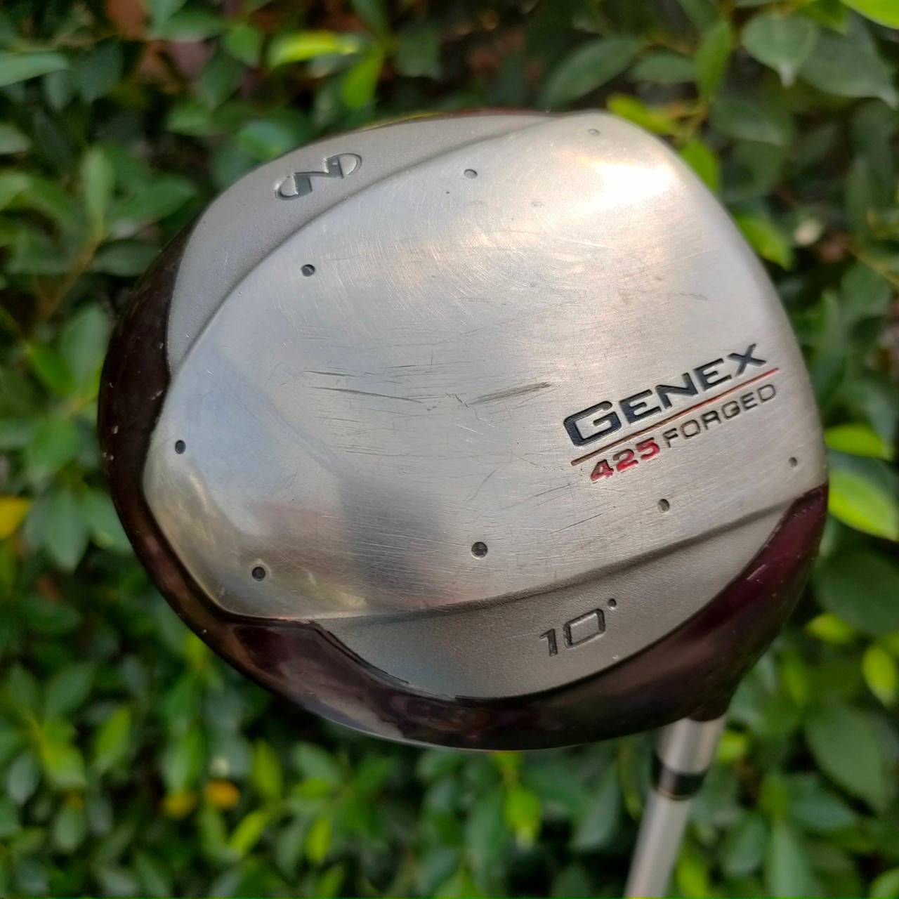 DRIVER GENEX 425 FORGED องศา 10 ก้าน SPEEDRATED 55 ไม้กอล์ฟหน้าเด้ง พรีเมี่ยมญี่ปุ่น มีออฟเซ็ทหน่อยๆ ช่วยให้ตีตรง เร่งสปีดได้เต็มที่ ตีไกลครับ