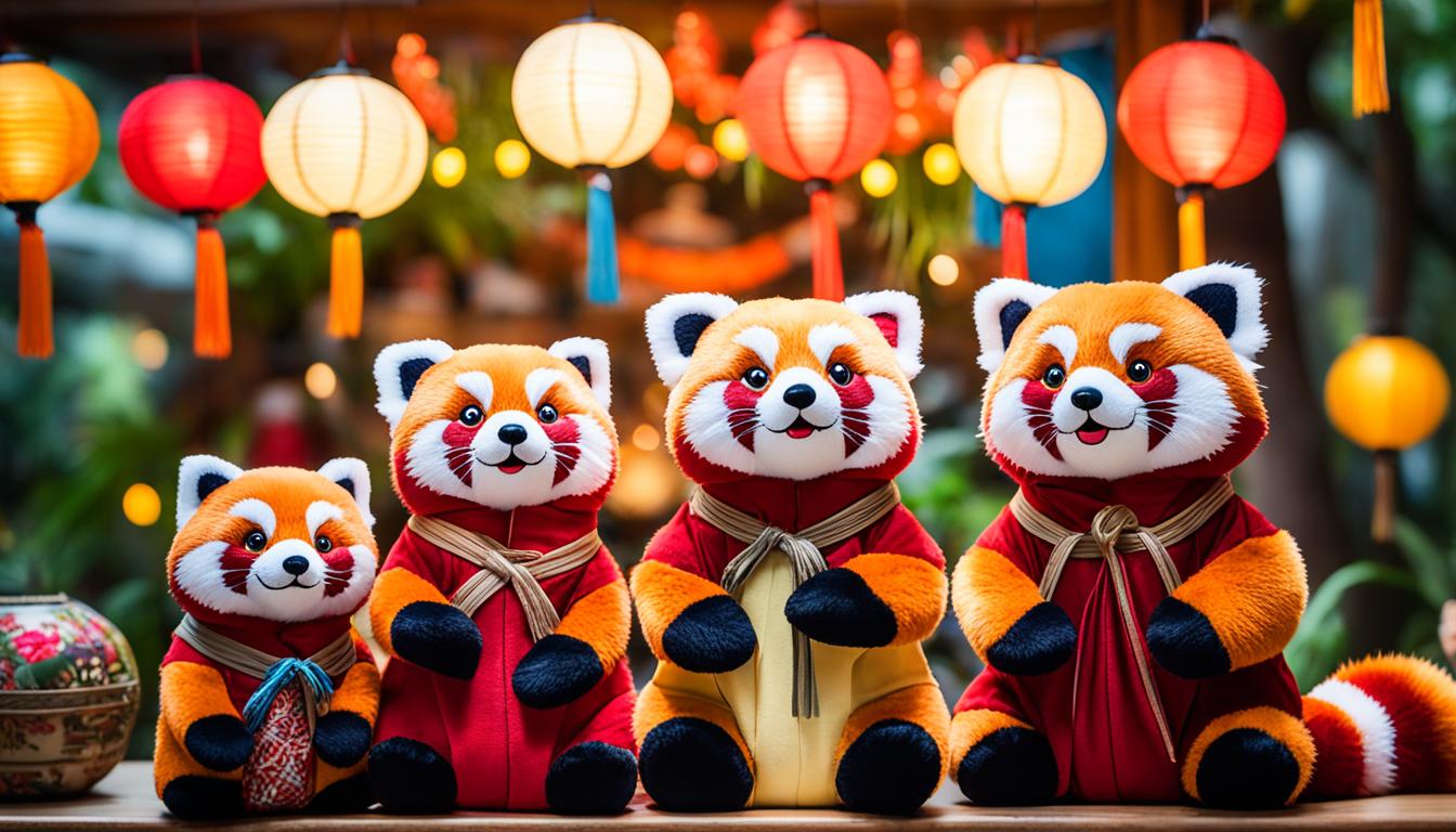 Red Panda Plush Toys in Thailand