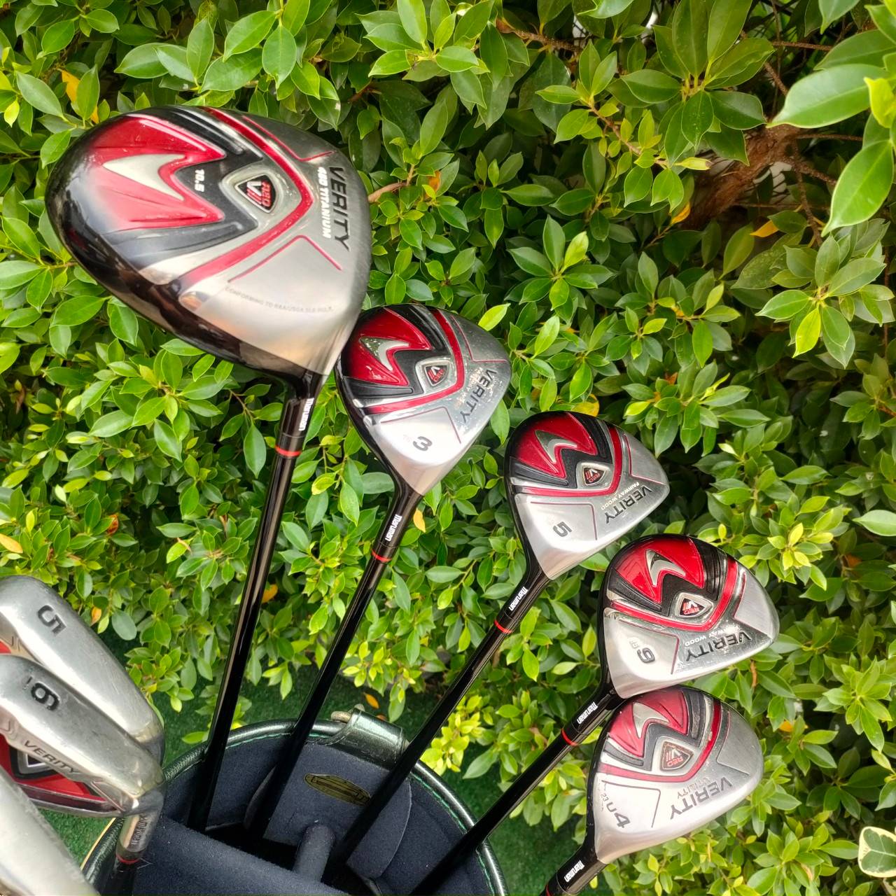 FULLSET MARUMAN VERITY RED V// ระดับพรีเมี่ยมญี่ปุ่นครบชุด ก้าน VERITY RED V// FLEX R PUTTER MP-7206 CNC MILLED มาพร้อมถุงกอล์ฟหนังเเก้ว NEWBREED ไม้ครบเซ็ตขั้นสุดยอดที่ห้ามพลาดเด็ดขาด ไม้กอล์ฟมือสอง ของแท้ BY NakaraLuxurious