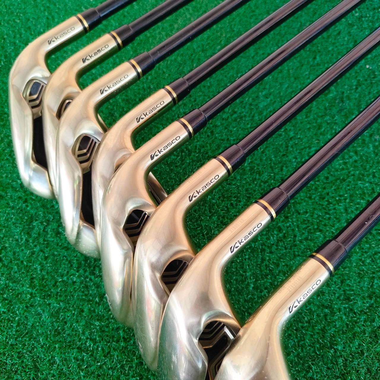 ชุดเหล็ก KASCO LELOS J ชุดเหล็กหน้าเด้งแบบมากๆ สีทองสวยหรูสุดพรีเมี่ยม จากประเทศญี่ปุ่น ทั้งหมด 8 ชิ้น